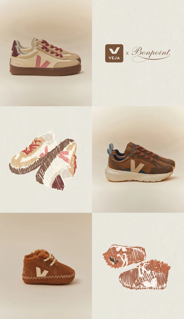 VEJA x Bonpoint kids collection